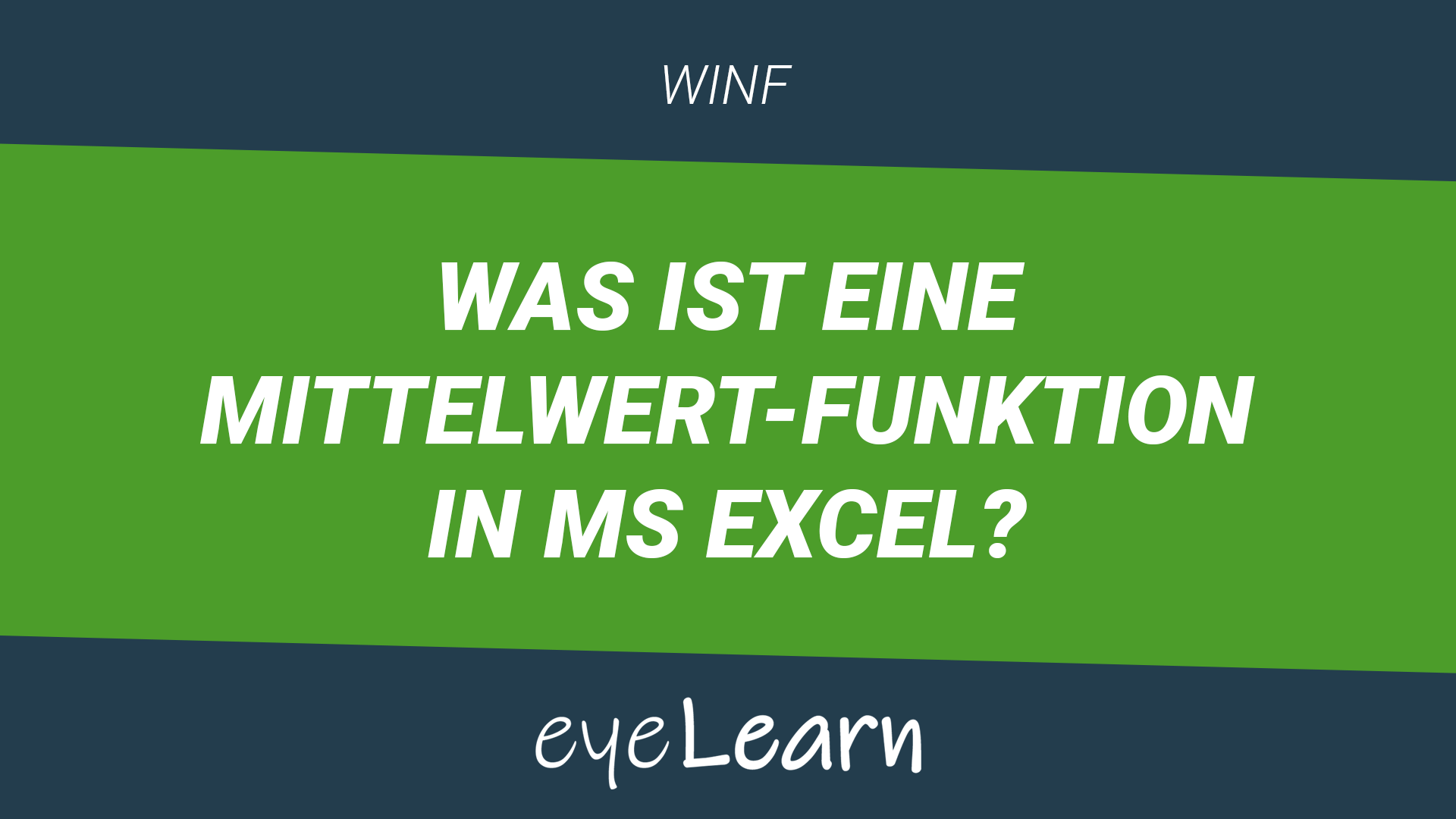 Was ist eine MITTELWERT-Funktion in MS Excel?